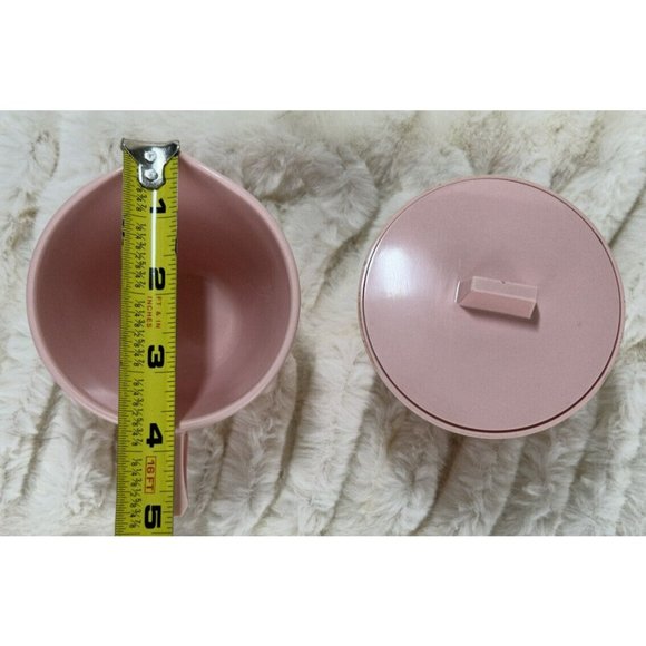 Mar-crest Melmac Melamine Atomic Pink Sugar Bowl and Creamer Pitcher Retro Vtg - Picture 12 of 13